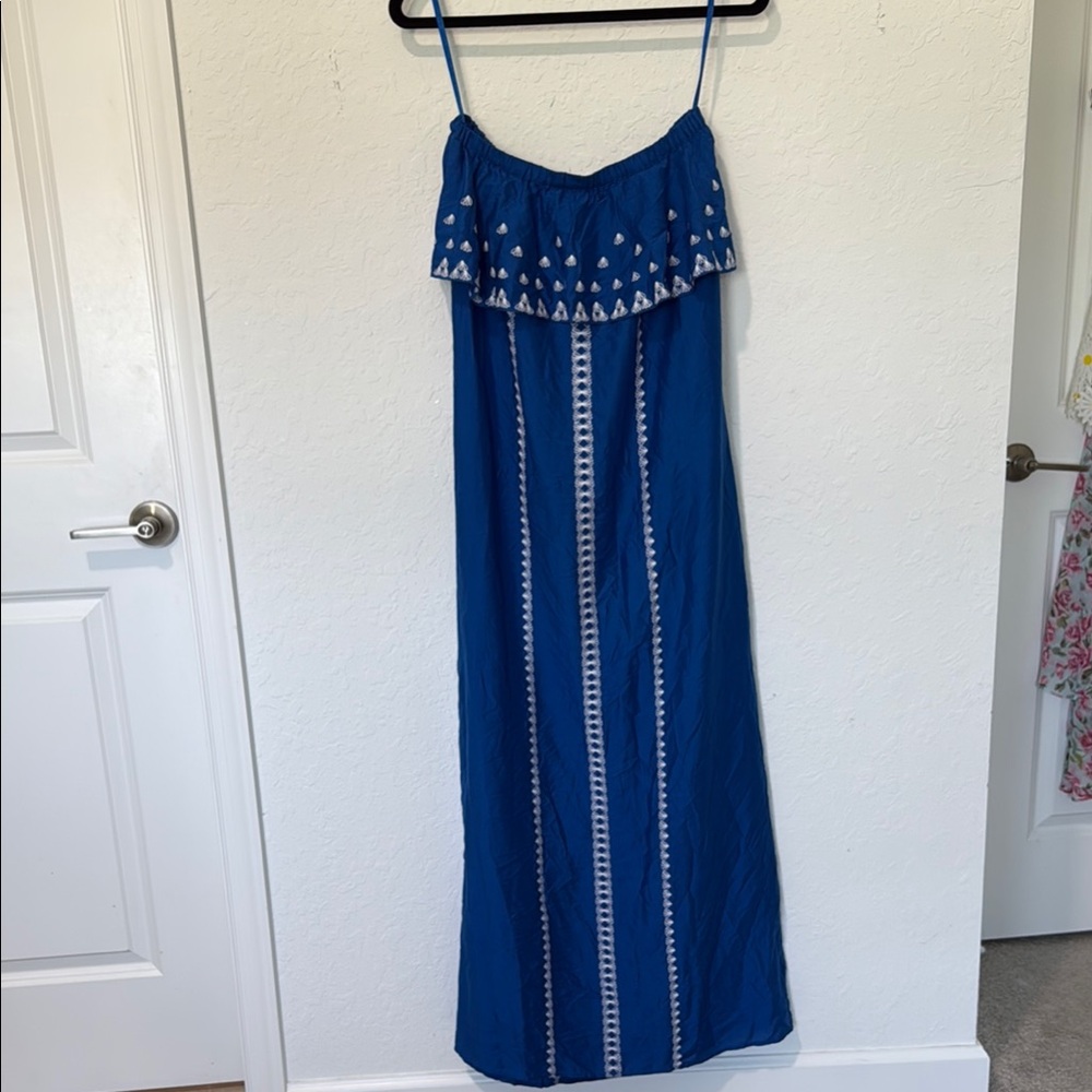 Vineyard Vines Blue Dress with White Accents sz 00 EUC